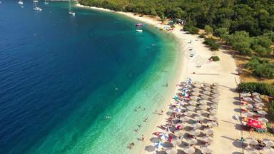 美丽的水晶清晰的Azure水antisamos海滩凯法利尼亚岛岛<strong>希腊</strong>美丽的海湾antisamos海滩凯法利尼亚岛岛爱奥尼亚岛巨头症antisamos海滩<strong>希腊</strong>